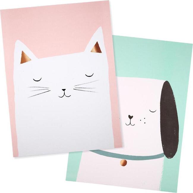 Cat & Dog Prints - Art - 1