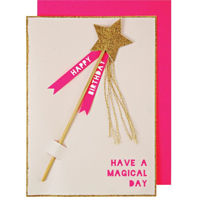 Magic Wand Birthday Card