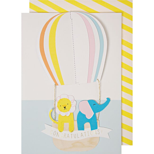 Hot Air Balloon Congratulations Card - Paper Goods - 1