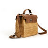 Mini Convertible Kid's Briefcase, Cognac - Backpacks - 3