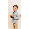 Mini Convertible Kid's Briefcase, Grey - Backpacks - 5