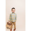 Mini Convertible Kid's Briefcase, Cognac - Backpacks - 5