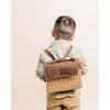 Mini Convertible Kid's Briefcase, Cognac - Backpacks - 7