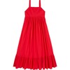 Rudolph Cotton Maxi Dress, Red - Dresses - 1 - thumbnail