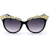 Valentina Frame Sunglasses, Black - Sunglasses - 1 - thumbnail