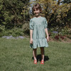 Clementine Puff Sleeve Dress, Green Gingham - Dresses - 2