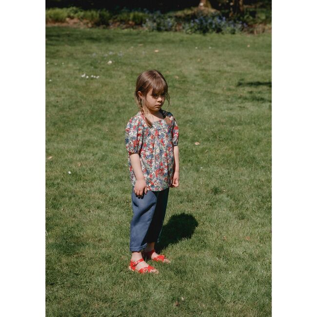 Anais Square Neck Blouse, Thorpe Red - Blouses - 4