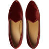 Women's Velvet Venetian Slipper, Rust - Flats - 1 - thumbnail