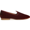 Women's Velvet Venetian Slipper, Rust - Flats - 3