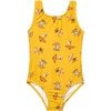 Peanuts® Snoopy Shade Swimsuit, Mustard - One Pieces - 1 - thumbnail