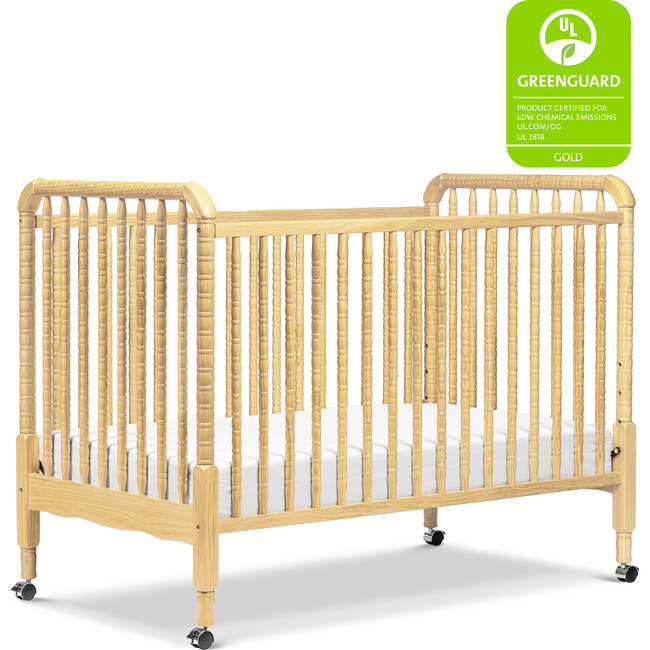 Jenny Lind 3-in-1 Convertible Crib, Natural - Cribs - 9