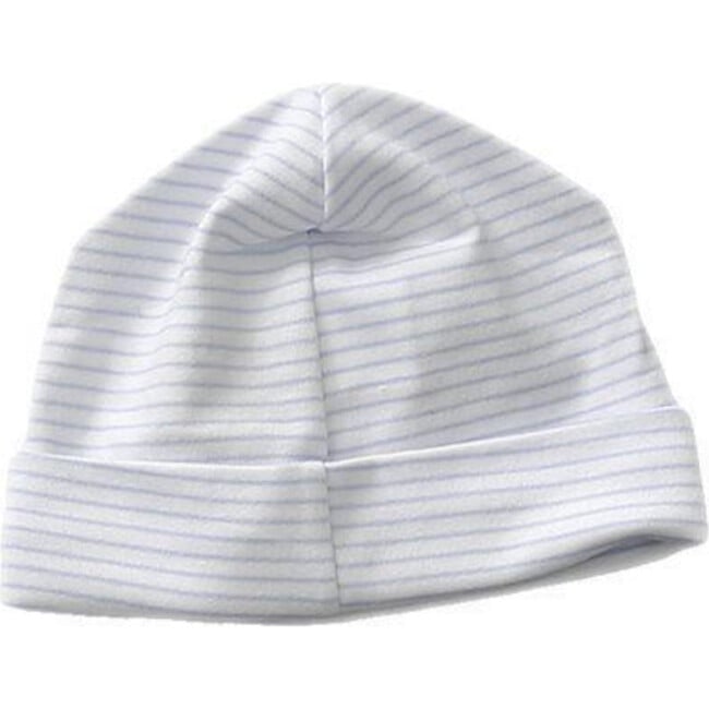 Classic Stripe Receiving Hat, Light Blue