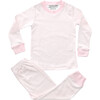 Classic Striped Pajamas, Pink - Pajamas - 1 - thumbnail