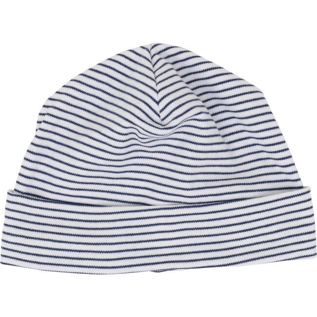 Navy Blue Stripe Receiving Hat