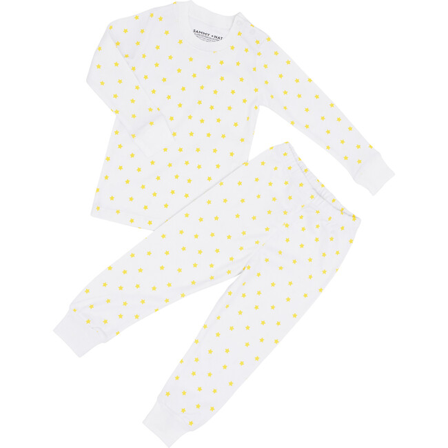 Mini Yellow Star Two Piece Pajama - Pajamas - 1