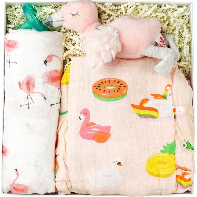 Flamingo Baby Gift Box