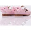 Bubblegum Glitter Bow Flats, Pink - Mary Janes - 2