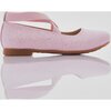 Glitter Bubblegum Ballerina Flats, Pink - Mary Janes - 2