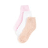 Women's Cozy Ankle Three Pack, Ivory/Blush/DustyRose - Socks - 1 - thumbnail