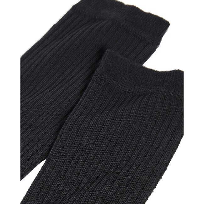 Women's Cloud Cashmere Ribbed Sock, Black