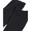Women's Cloud Cashmere Ribbed Sock, Black - Socks - 2