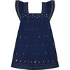 Women's Sandrine Dress, Classic Blue - Dresses - 1 - thumbnail