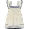 Women's Sandrine Dress, Swaying Palm Gold - Dresses - 1 - thumbnail