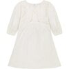 Women's Lea Popover Dress, White Eyelet - Dresses - 1 - thumbnail