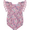 Anna Romper, Blue Pink Floral - Rompers - 1 - thumbnail
