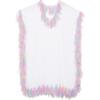 White Cover Up Poncho With Unicorn Petals - Cover-Ups - 1 - thumbnail