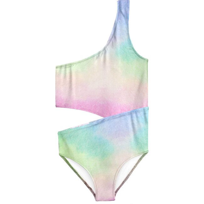 Rainbow Skies Side Cut Swimsuit