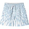 White Splash Boy Shorts - Swim Trunks - 1 - thumbnail