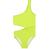 Neon Yellow Side Cut Swimsuit - One Pieces - 1 - thumbnail