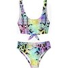 Snakeskin Print In Pastel Tie Bikini - Two Pieces - 1 - thumbnail