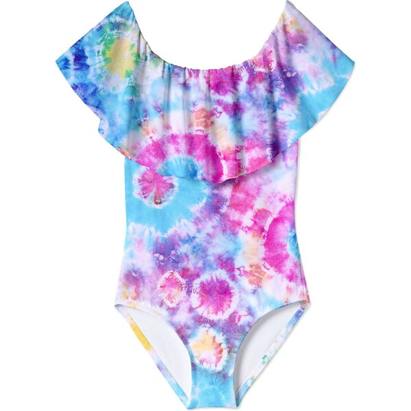 Jelly Tie Dye Draped Swimsuit - Stella Cove Swim | Maisonette