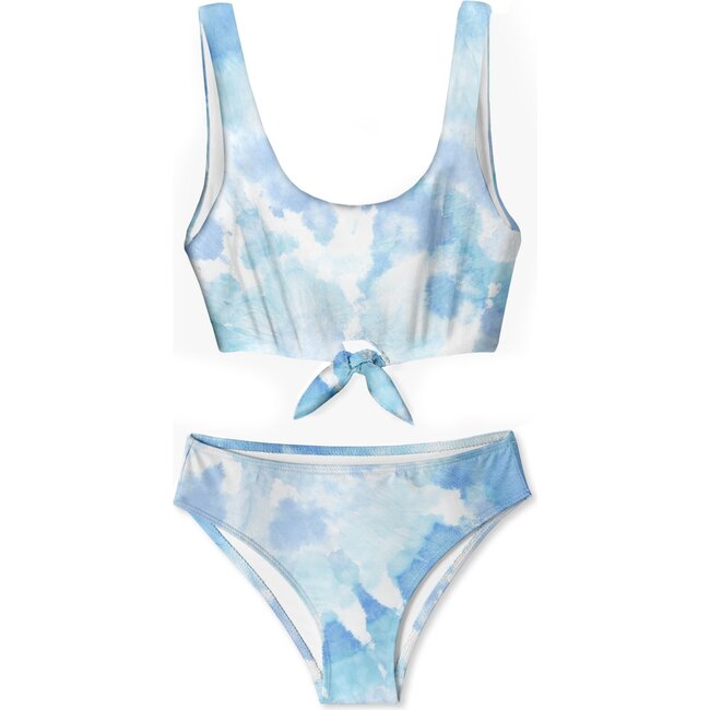 Cloud Tie Dye Knot Bikini - Two Pieces - 1