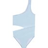 Blue Side Cut Swimsuit - One Pieces - 1 - thumbnail