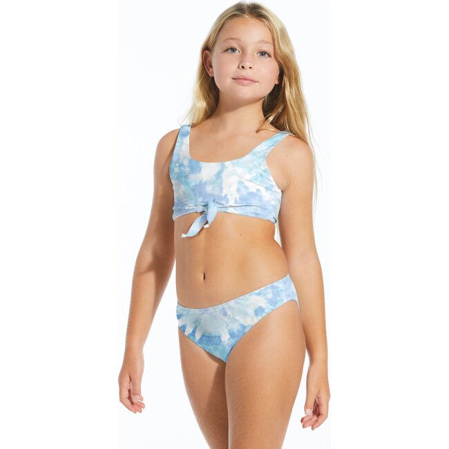 Cloud Tie Dye Knot Bikini - Two Pieces - 2