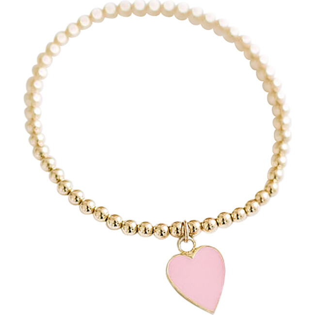 I Love You My Sweetheart Bracelet, Pink