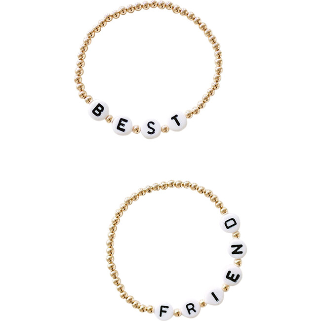 Best Friend Bracelet Set, White