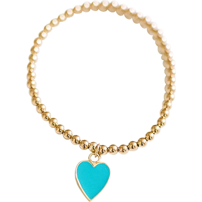 I Love You My Sweetheart Bracelet, Turquoise