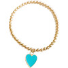 I Love You My Sweetheart Bracelet, Turquoise - Bracelets - 1 - thumbnail