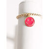 Your Smile Lights Up My World Bracelet, Hot Pink - Bracelets - 2