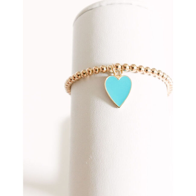 I Love You My Sweetheart Bracelet, Turquoise
