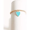 I Love You My Sweetheart Bracelet, Turquoise - Bracelets - 2 - thumbnail