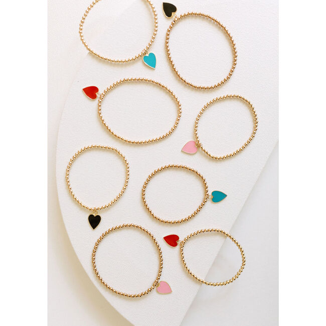 I Love You My Sweetheart Bracelet, Turquoise - Bracelets - 3