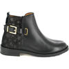 Smooth Leather Boots, Black - Boots - 1 - thumbnail