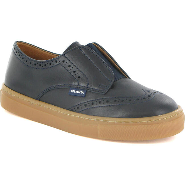 Oxford Slipn On Sneakers, Navy Blue