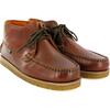 Pull Up Leather Moccasin Boots, Brandy - Boots - 3