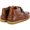 Pull Up Leather Moccasin Boots, Brandy - Boots - 4